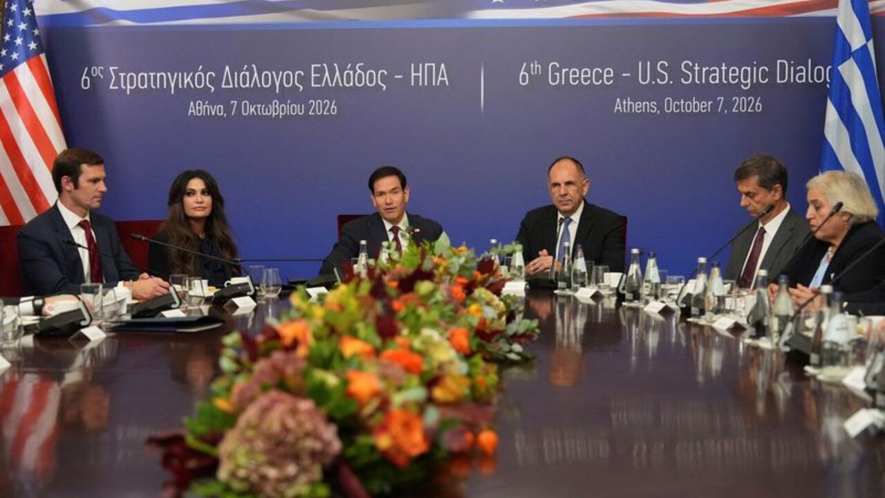 US Secretary of State Marco Rubio visits Greece