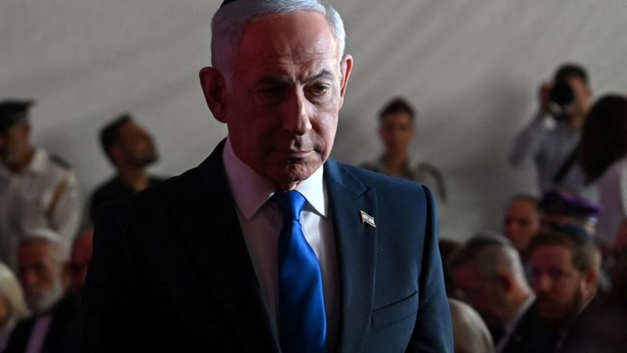 Israeli Prime Minister Benjamin Netanyahu Speaks At Memorial On Mt. Herzl