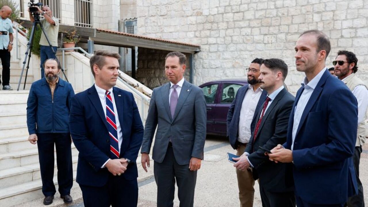 US Ambassador to Israel Mike Huckabee visits Christian Palestinian village of Taybeh