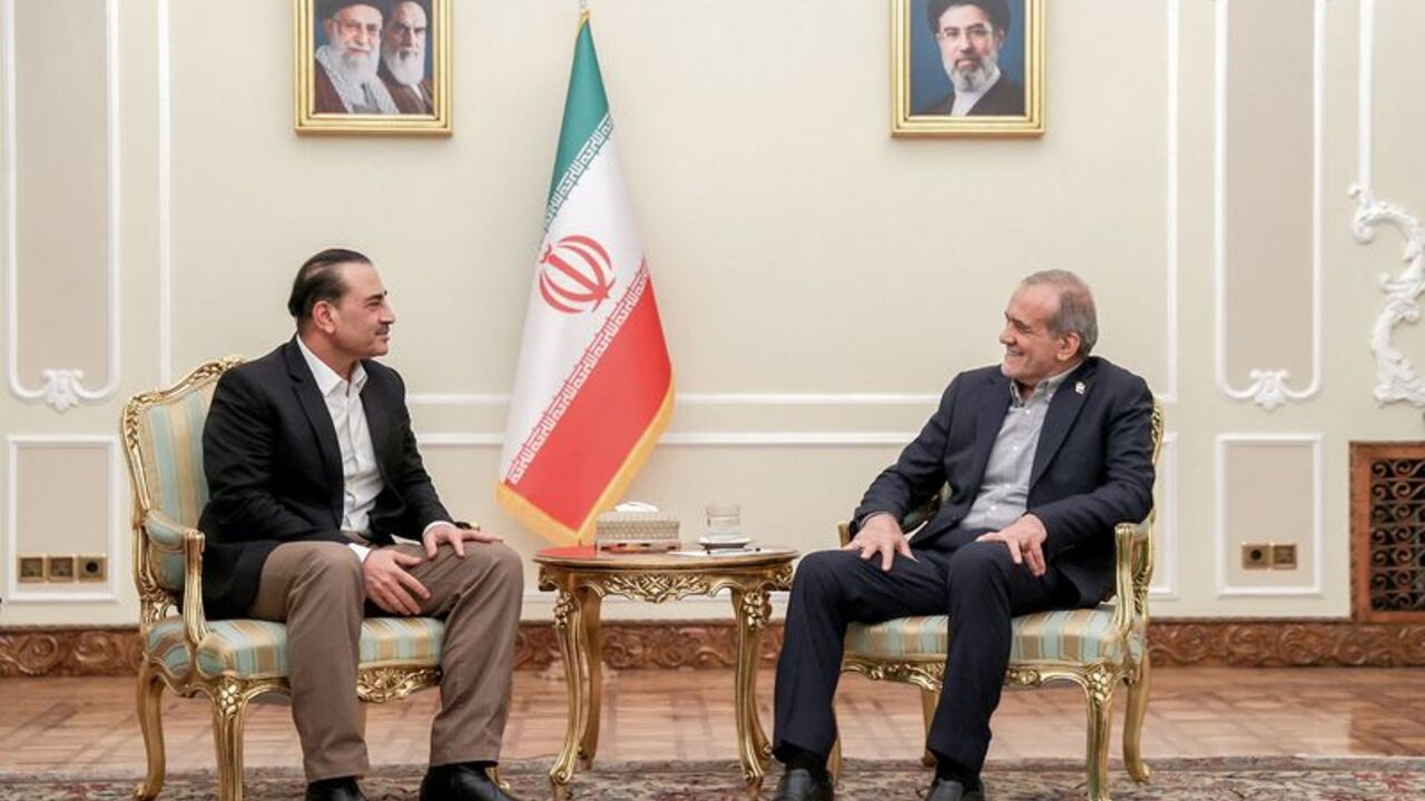 Iranian President Masoud Pezeshkian meets with chief of Defence Forces of Pakistan, Field Marshal Asim Munir, in Tehran