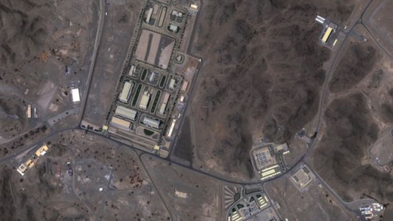 A satellite image shows the solid propellant motor plant in Al Duwadimi