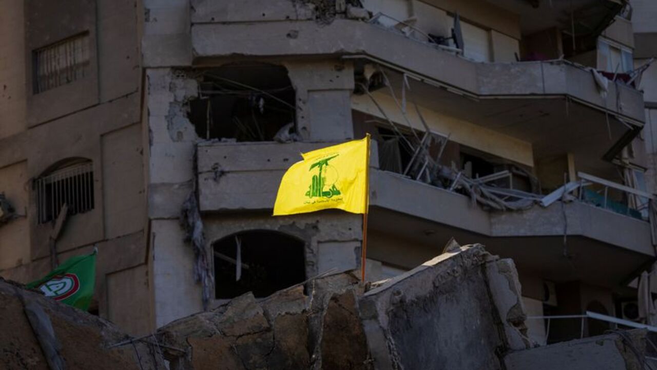 Aftermath of an Israeli strike in Tayouneh