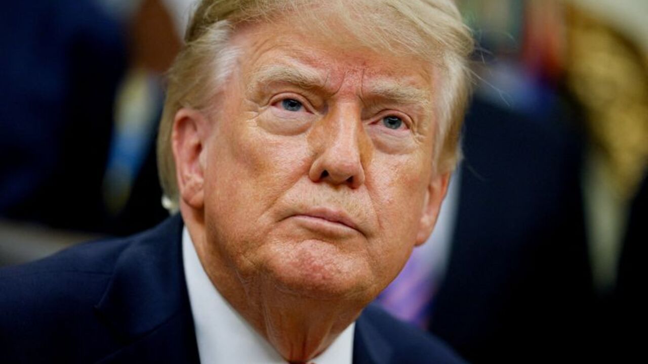 US President Donald J. Trump makes an announcement on healthcare in the Oval Office