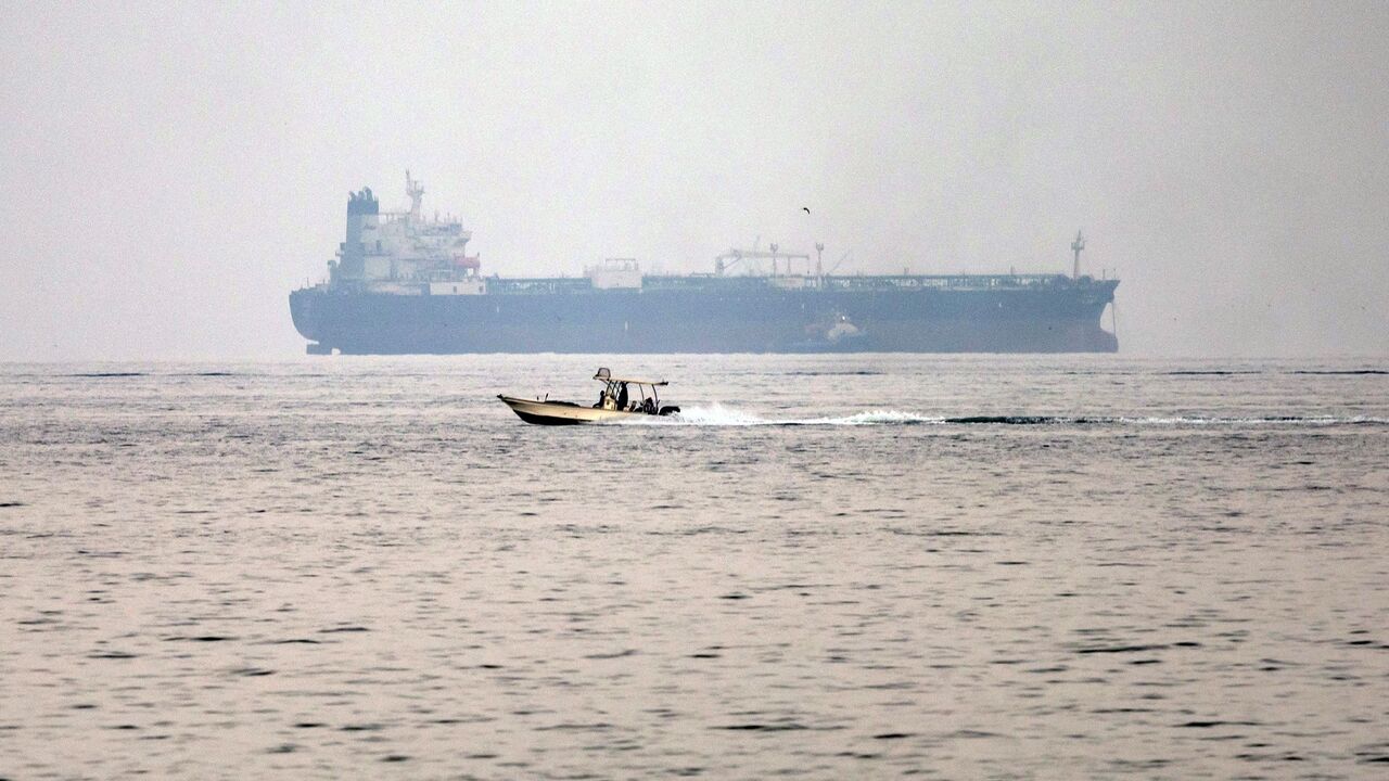 A vessel transits the Gulf of Oman 
