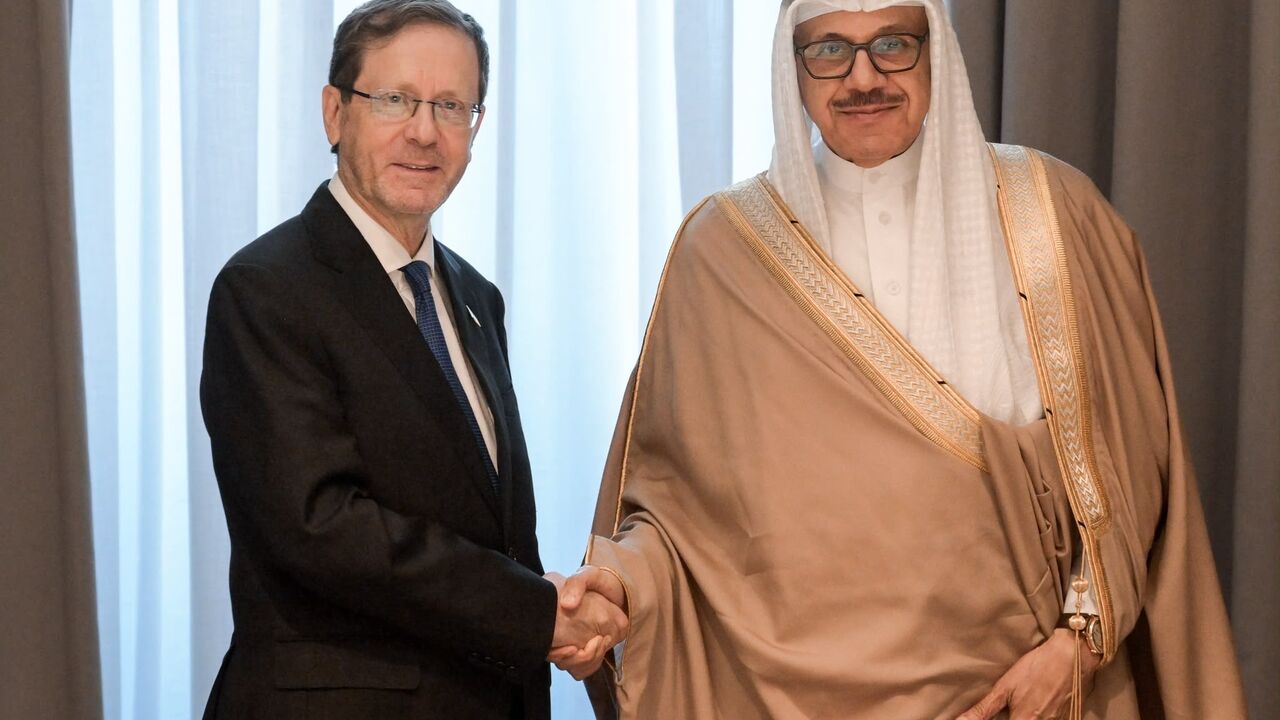 Israeli President Isaac Herzog met with Bahraini Foreign Minister Abdullatif bin Rashid Al-Zayani 