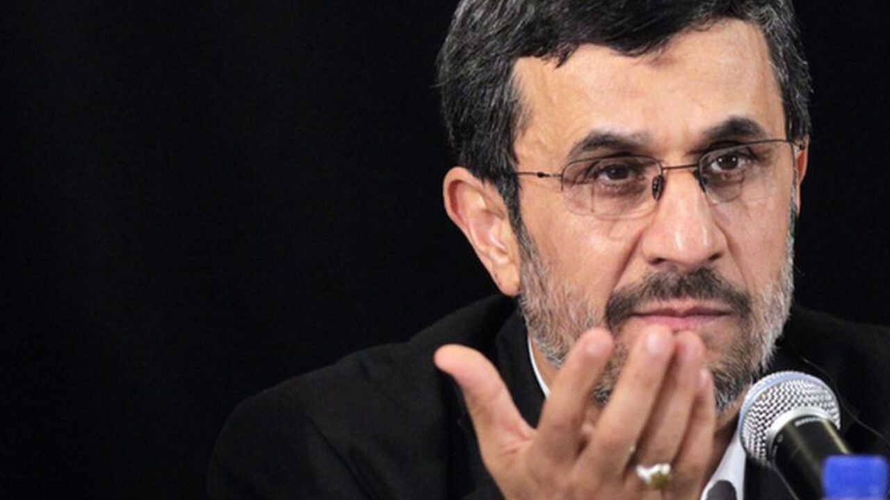 Iranian President Mahmoud Ahmadinejad speaks during a news conference on the sidelines of the 67th United Nations General Assembly in New York, September 26, 2012.  REUTERS/Brendan McDermid (UNITED STATES - Tags: POLITICS)