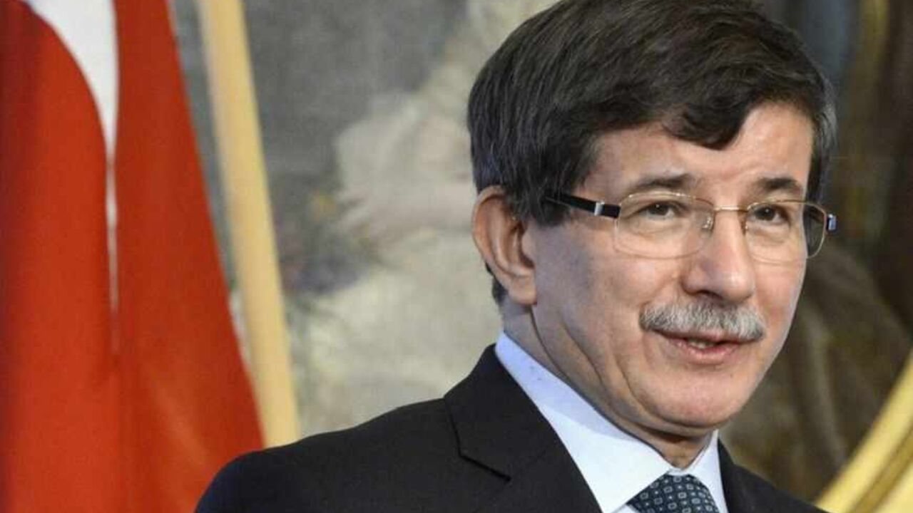 Turkish Foreign Minister Ahmet Davutoglu speaks during a news conference in Helsinki December 19, 2012. REUTERS/Kimmo Mantyla/Lehtikuva   (FINLAND - Tags: POLITICS) THIS IMAGE HAS BEEN SUPPLIED BY A THIRD PARTY. IT IS DISTRIBUTED, EXACTLY AS RECEIVED BY REUTERS, AS A SERVICE TO CLIENTS. NO THIRD PARTY SALES. NOT FOR USE BY REUTERS THIRD PARTY DISTRIBUTORS. FINLAND OUT. NO COMMERCIAL OR EDITORIAL SALES IN FINLAND - RTR3BQV8