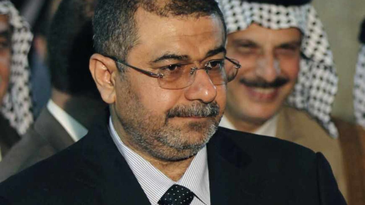 Former Iraqi premier and head of the secular Iraqiya coalition, Iyad Allawi (R) holds a joint news conference with Qusay al Suhail, a top figure of the al-Sadr block (L) in Baghdad, August 17, 2010. Allawi said on Tuesday his Sunni-backed Iraqiya alliance would intensify talks with an anti-American Shi'ite movement to try to break a political stalemate. Iraq has been in a political deadlock since a March 7 election which produced no outright winner, raising tensions ahead of an end to U.S. combat operations