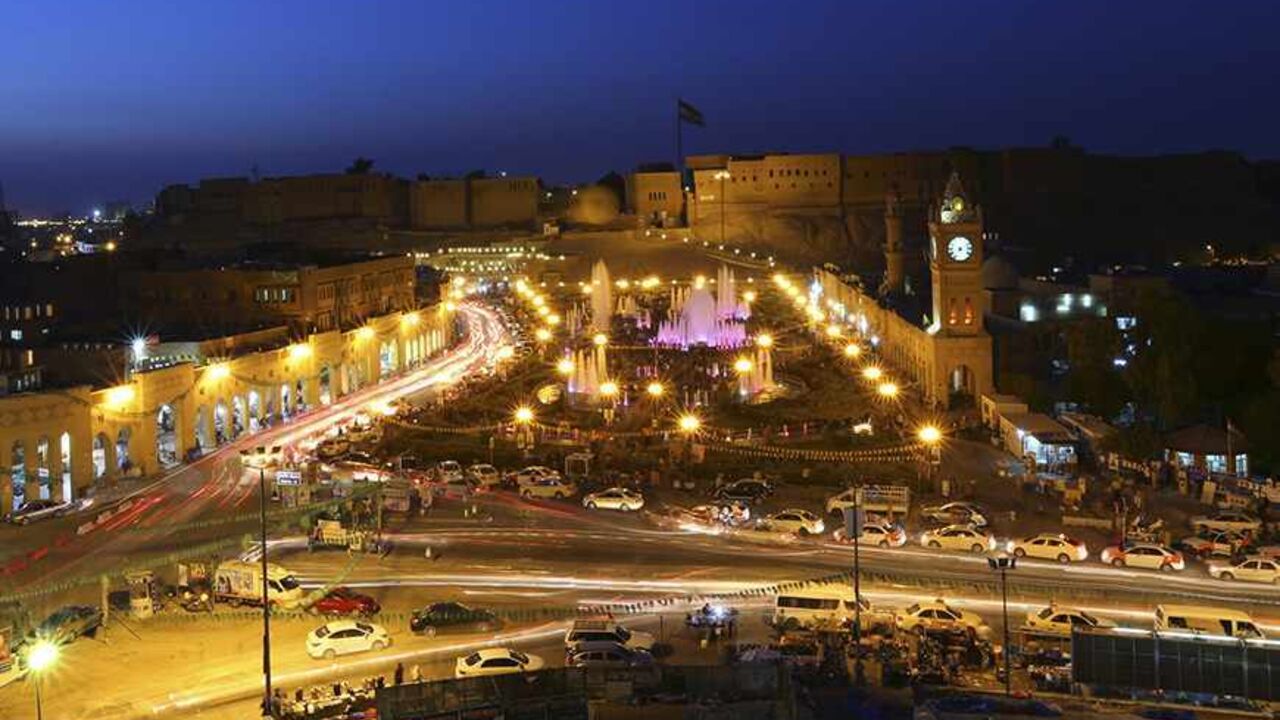 A view of the city of Arbil, capital of the autonomous Kurdistan region, about 350 km (217 miles) north of Baghdad, September 20, 2013.  Parliamentary elections for the Kurdish regional administration will be held on September 21. REUTERS/Thaier Al-Sudani (IRAQ - Tags: CITYSCAPE ELECTIONS POLITICS) - RTX13SPJ