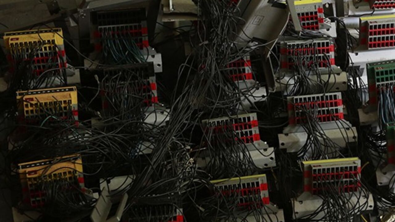 A piece of equipment is seen on the floor at Former National Security Agency (NSA) listening station at the Teufelsberg hill (German for Devil's Mountain) in Berlin, June 30, 2013. The United States taps half a billion phone calls, emails and text messages in Germany in a typical month and has classed its biggest European ally as a target similar to China, according to secret U.S. documents quoted by a German newsmagazine. The revelations of alleged U.S. surveillance programmes based on documents taken by f