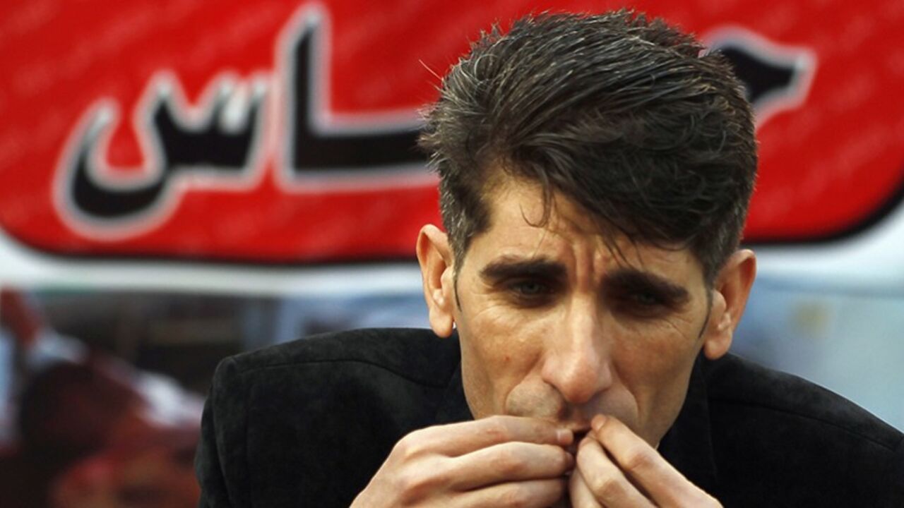 Mohammed Abu al-Rub, deputy leader of Palestinian Tamarud movement, attends their first conference at the Muslim Youth Association headquarters in Cairo January 7, 2014. After crushing the Muslim Brotherhood at home, Egypt's military rulers plan to undermine the Palestinian militant group Hamas, which runs the neighbouring Gaza Strip, senior Egyptian security officials told Reuters. In early January, Cairo publicly hosted the first conference of a new anti-Hamas youth group called Tamarud, or rebel, the sam