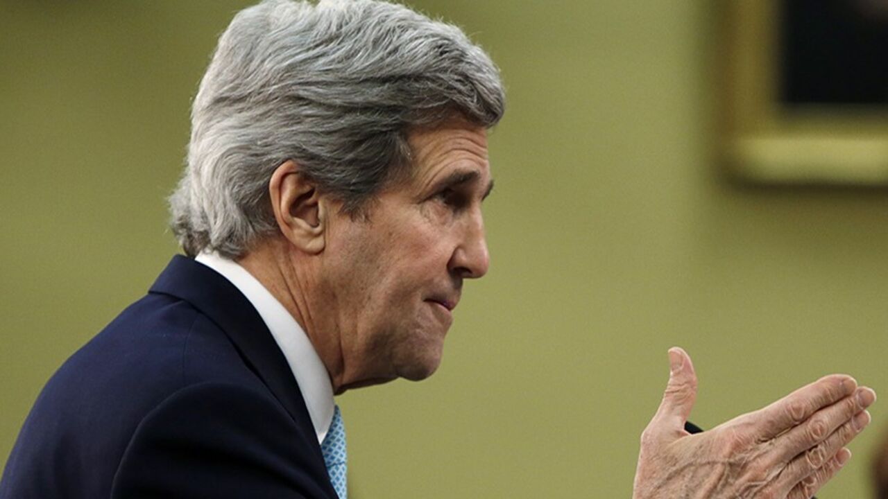 U.S. Secretary of State John Kerry appears before the House Appropriations Committee on Capitol Hill in Washington March 12, 2014.
 REUTERS/Gary Cameron  (UNITED STATES - Tags: POLITICS BUSINESS) - RTR3GS2E