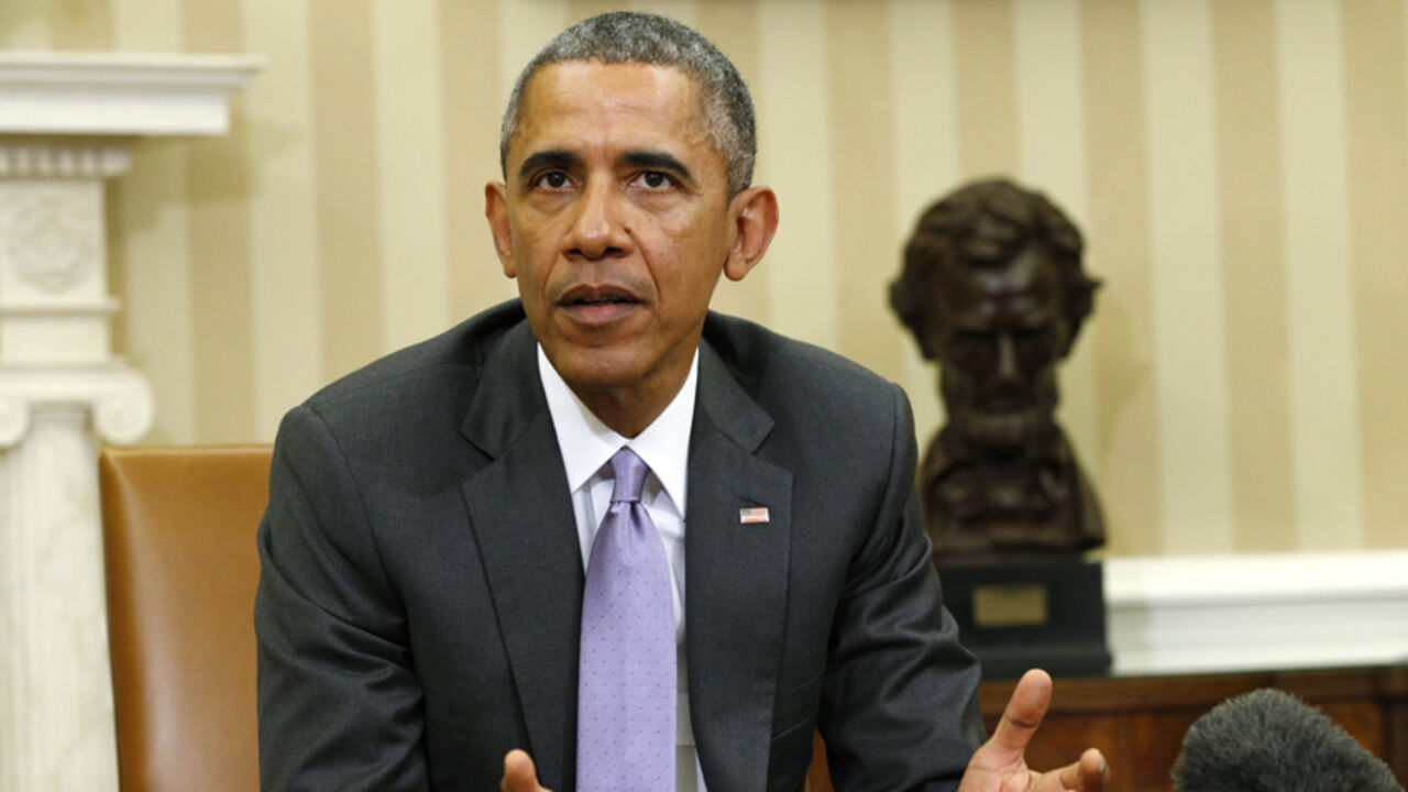 U.S. President Barack Obama speaks about Iran during his meeting with Secretary of Defense Ash Carter in the Oval Office of the White House in Washington March 3, 2015. 
Obama on Tuesday told reporters "as far as I can tell, there was nothing new" in Israeli Prime Minister Benjamin Netanyahu's address to Congress panning U.S.-led nuclear talks with Iran. REUTERS/Kevin Lamarque  (UNITED STATES - Tags: POLITICS MILITARY) - RTR4RXEB