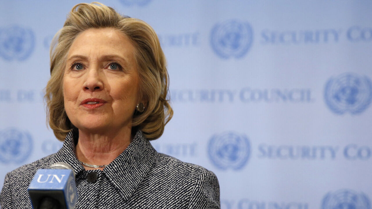 Former U.S. Secretary of State Hillary Clinton speaks during a press conference at the United Nations in New York March 10, 2015.  REUTERS/Mike Segar (UNITED STATES - Tags: POLITICS) - RTR4STI7