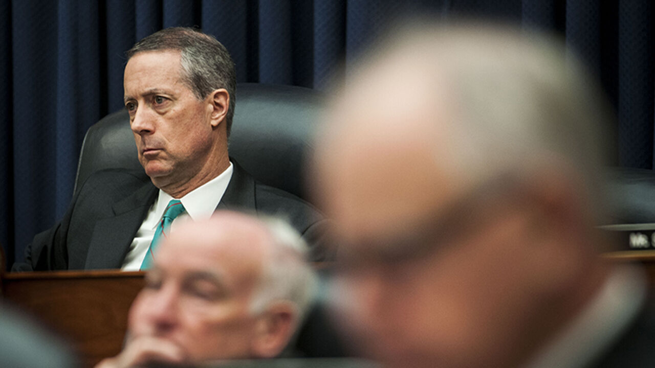 WASHINGTON, DC - MARCH 3:   Chairman Rep. Mac Thornberry (R-TX) listens to Defense Undersecretary for Policy Christine Wormuth and Army Gen. Lloyd Austin, commander of the U.S. Central Command testify during the House Armed Services Full Committee hearing on "The President's Proposed Authorization for Use of Military Force Against ISIL and U.S. Policy, Strategy, and Posture in the Greater Middle East" in the Rayburn House Office Building on Capitol Hill on March 3, 2015 in Washington, D.C. President Obama i