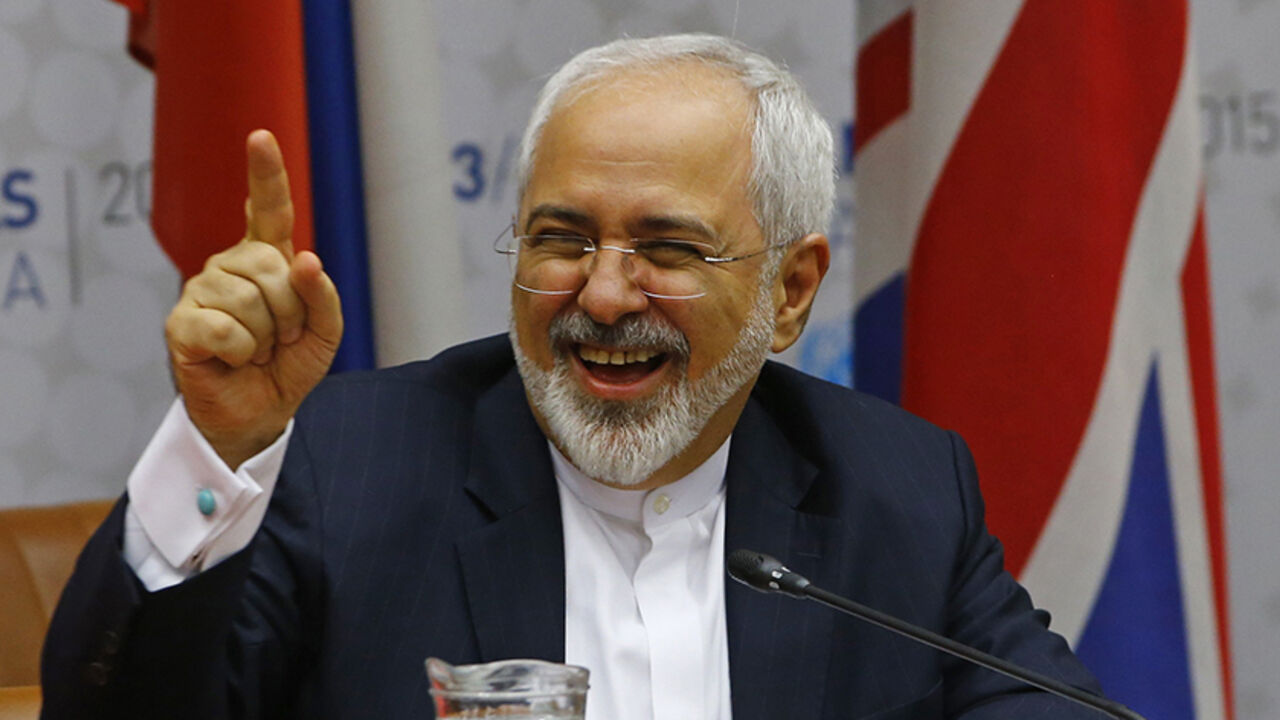 Iranian Foreign Minister Mohammad Javad Zarif reacts during a plenary session at the United Nations building in Vienna, Austria July 14, 2015. Iran and six major world powers reached a nuclear deal on Tuesday, capping more than a decade of on-off negotiations with an agreement that could potentially transform the Middle East, and which Israel called an "historic surrender".  REUTERS/Leonhard Foeger - RTX1K9Q9