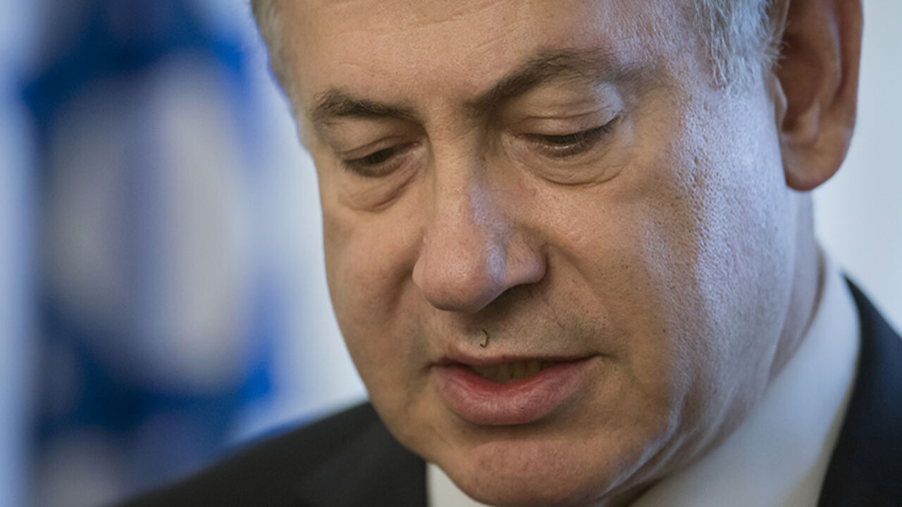 Israel's Prime Minister Benjamin Netanyahu is pictured during a meeting with United States Secretary of State John Kerry in Berlin, October 22, 2015. Kerry hopes to persuade Netanyahu to tone down his rhetoric, days after the Israeli leader linked a Muslim leader to the Holocaust. REUTERS/Carlo Allegri? - RTS5L3C