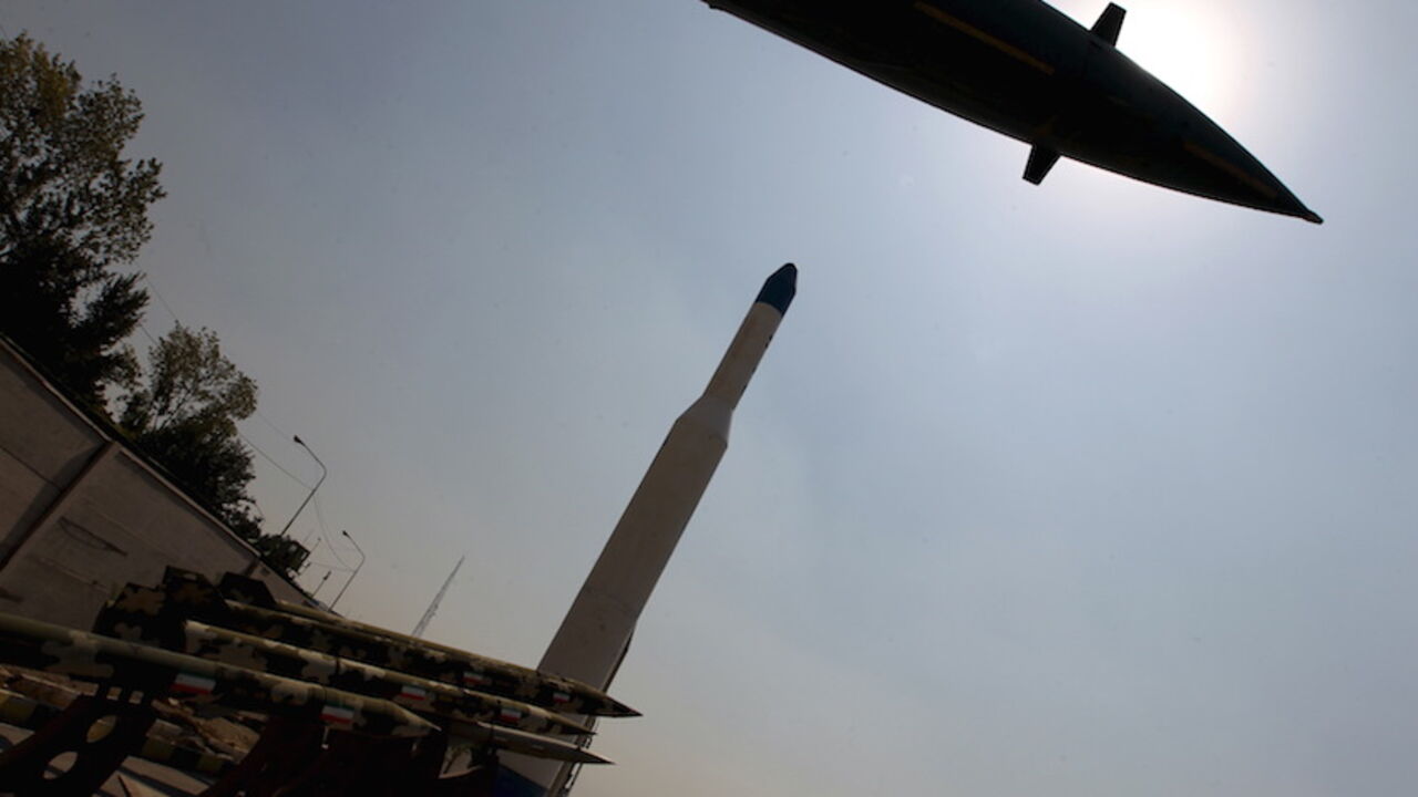 Iranian-made missiles are pictured at Holy Defence Museum in Tehran September 23, 2015. REUTERS/Raheb Homavandi/TIMAATTENTION EDITORS - THIS PICTURE WAS PROVIDED BY A THIRD PARTY. REUTERS IS UNABLE TO INDEPENDENTLY VERIFY THE AUTHENTICITY, CONTENT, LOCATION OR DATE OF THIS IMAGE. FOR EDITORIAL USE ONLY. NOT FOR SALE FOR MARKETING OR ADVERTISING CAMPAIGNS. NO THIRD PARTY SALES. NOT FOR USE BY REUTERS THIRD PARTY DISTRIBUTORS. THIS PICTURE IS DISTRIBUTED EXACTLY AS RECEIVED BY REUTERS, AS A SERVICE TO CLIENTS