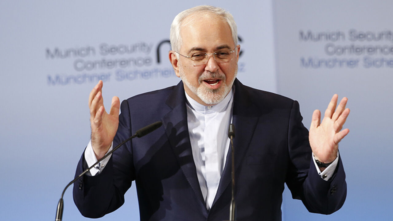 Iranian Foreign Minister Mohammad Javad Zarif delivers his speech during the 53rd Munich Security Conference in Munich, Germany, February 19, 2017. REUTERS/Michaela Rehle - RTSZC11