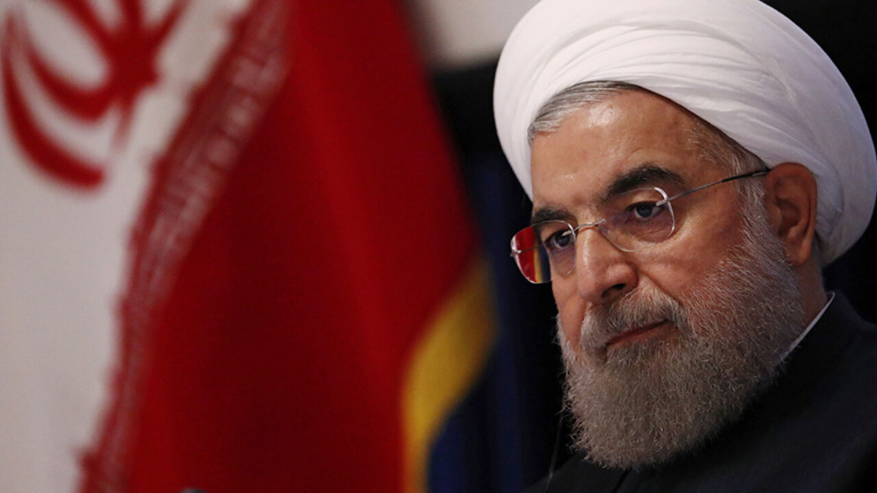 Iranian president Hassan Rouhani takes part in a press conference near the United Nations General Assembly in the Manhattan borough of New York, U.S., September 22, 2016. REUTERS/Lucas Jackson  - RTSP0V5