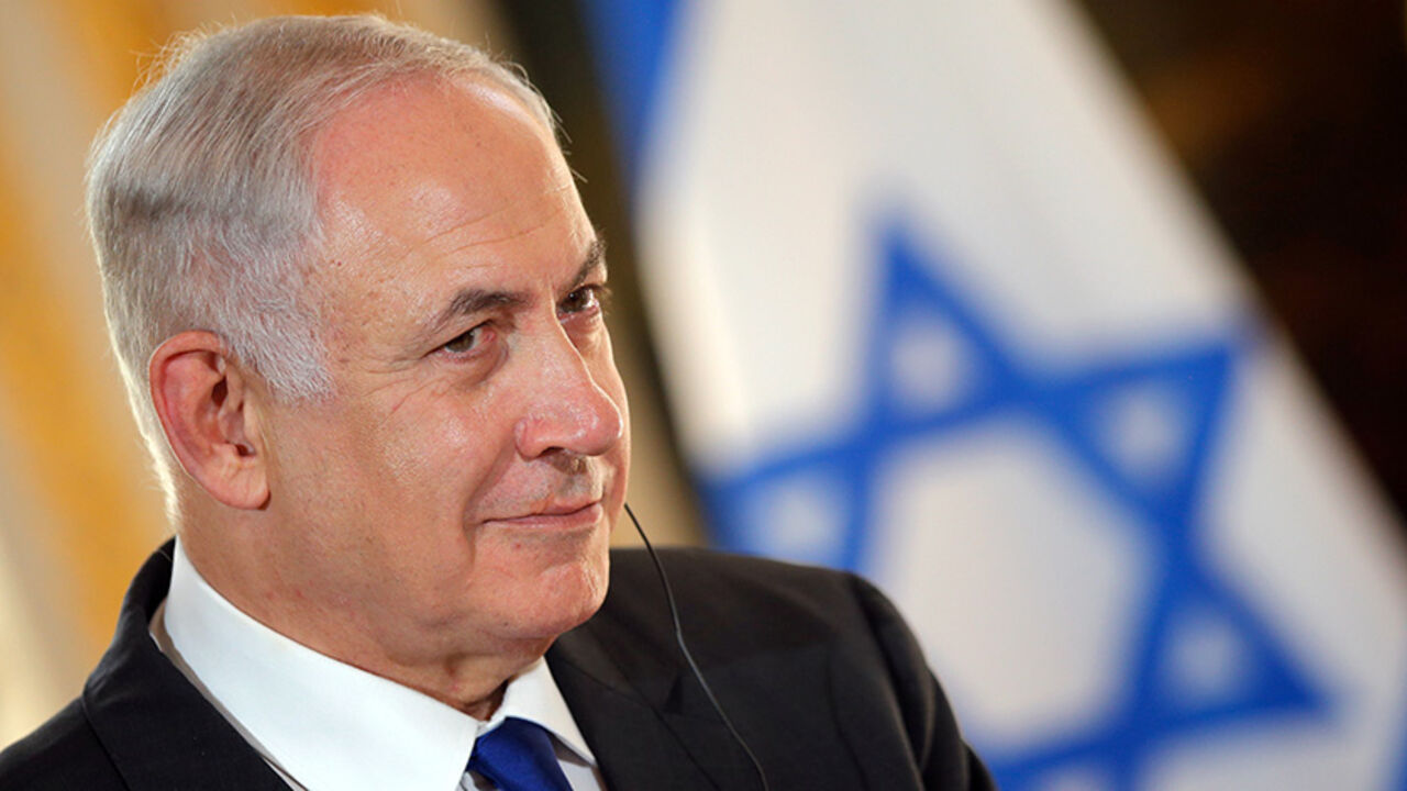 Israeli Prime Minister Benjamin Netanyahu attends a joint declaration with French President Emmanuel Macron at the Elysee Palace in Paris, France, July 16, 2017. REUTERS/Stephane Mahe - RTX3BO0Y