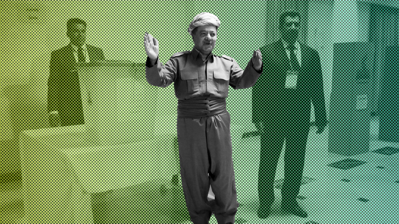 Iraqi Kurdish President Masoud Barzani casts his vote during Kurds independence referendum in Erbil, Iraq September 25, 2017. REUTERS/Azad Lashkari - RC19D3BD78F0