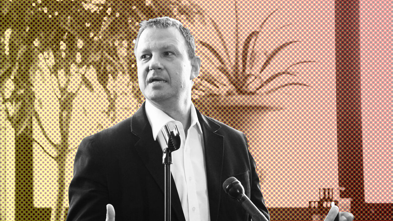 NEW YORK, NY - APRIL 17:  Founder and Chairman JVP Erel Margalit speaks on stage at the JVP (Jerusalem Venture Partners) 2012 networking cocktail party at the Gramercy Park Hotel on April 17, 2012 in New York City.  (Photo by Neilson Barnard/Getty Images for JVP)