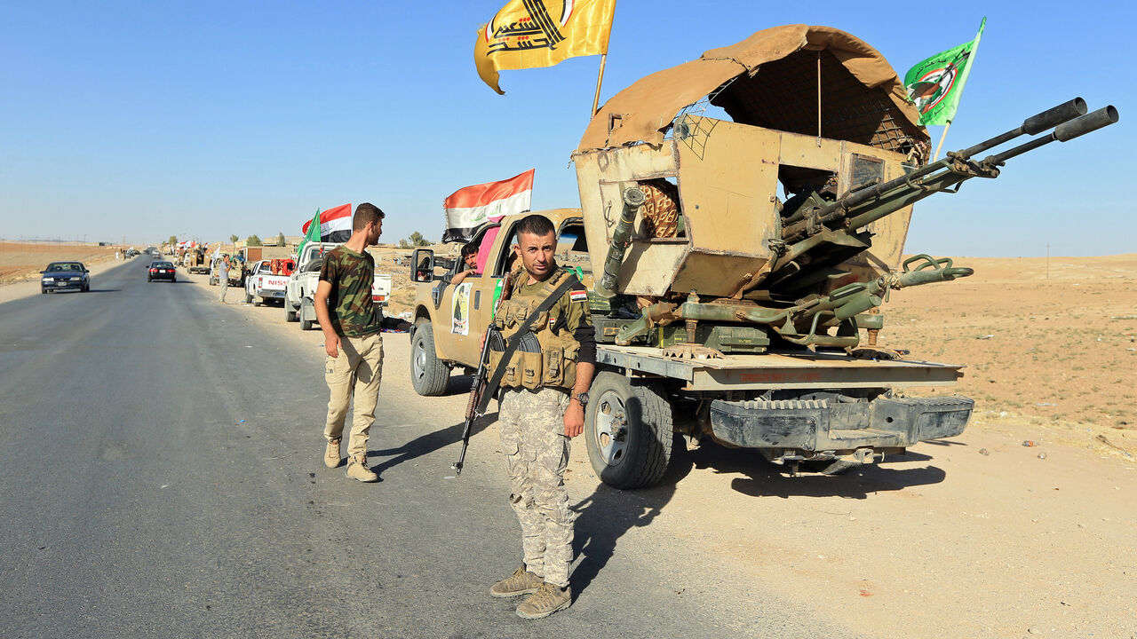 Shi'ite Popular Mobilization Forces (PMF) are seen in Zumar, Nineveh province, Iraq October 18, 2017. REUTERS/Ari Jalal - RC1E698CF530