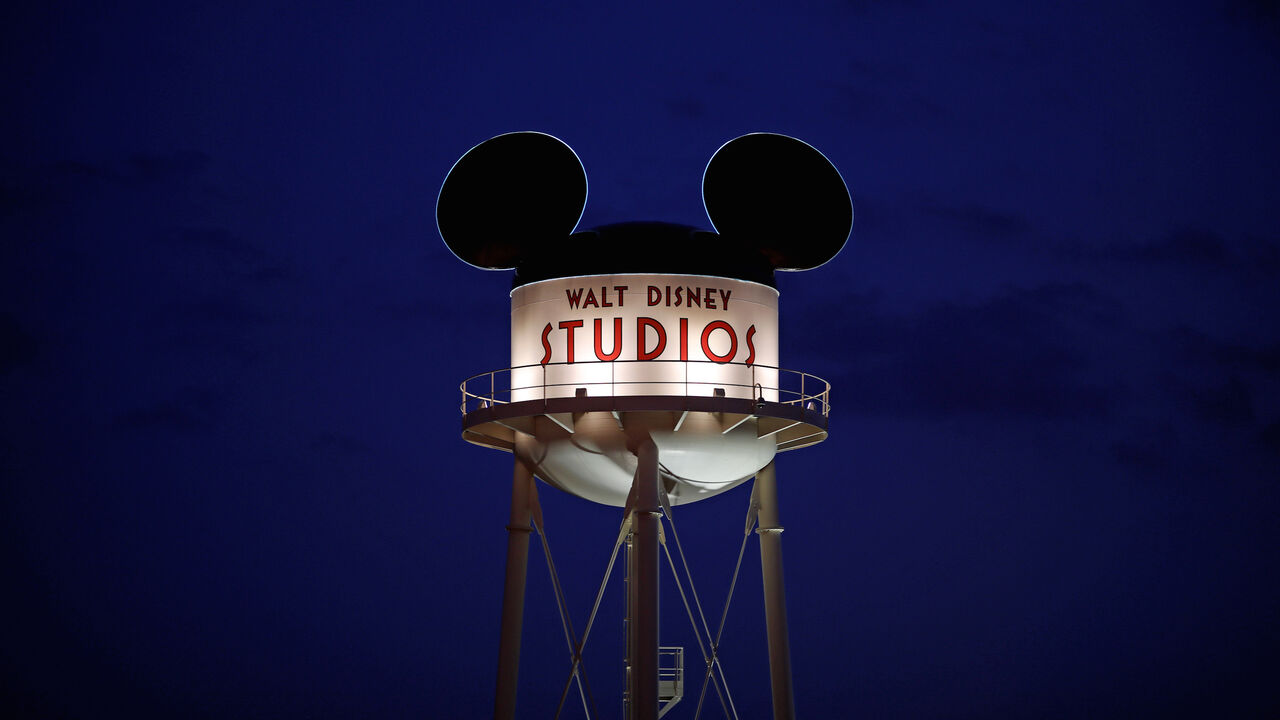 The sign of Walt Disney Studios Park is seen at the entrance at Disneyland Paris ahead of the 25th anniversary of the park in Marne-la-Vallee, near Paris, France, March 21, 2017. Picture taken March 21, 2017. REUTERS/Benoit Tessier     TPX IMAGES OF THE DAY - RC1FEF0F6610