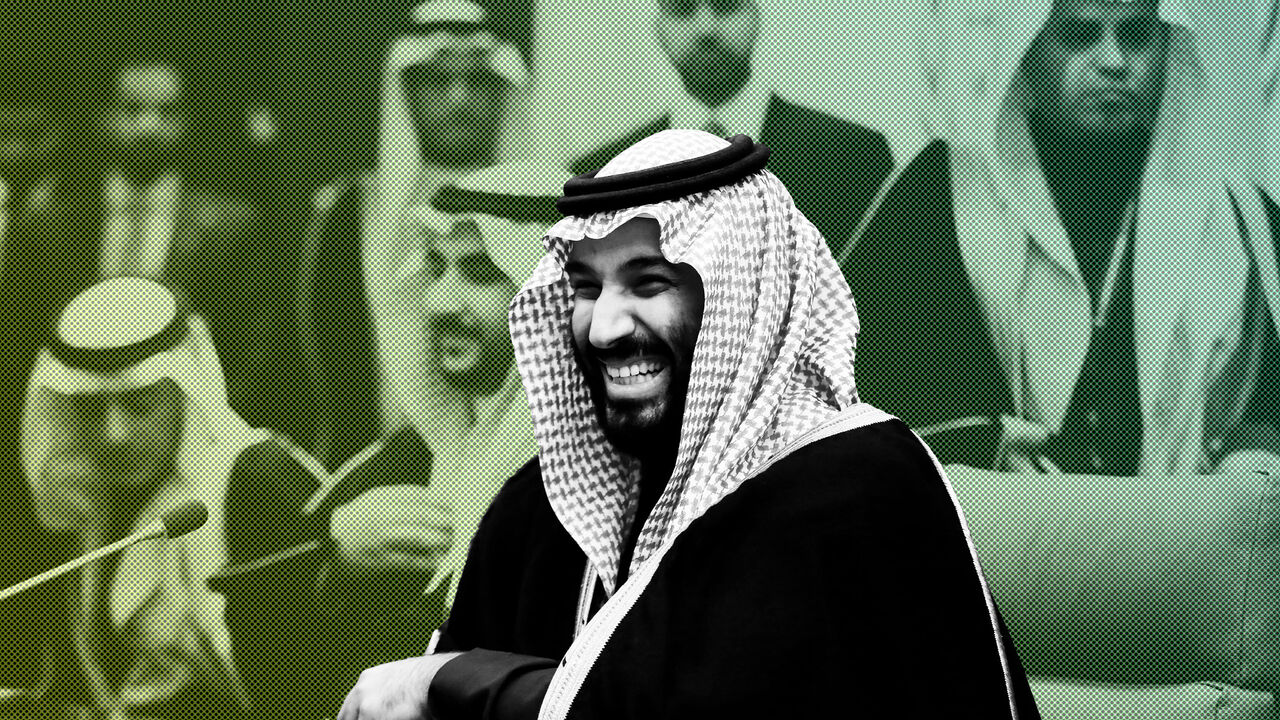 Saudi Arabia's Crown Prince Mohammed bin Salman Al Saud is seen during a meeting at the United Nations headquarters in the Manhattan borough of New York City, New York, U.S., March 27, 2018. REUTERS/Amir Levy - RC1FA9FE58F0