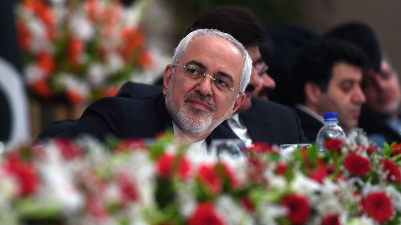 Iranian Foreign Minister Mohammad Javad Zarif looks on while attending the Iran-Pakistan Business Forums in Karachi on March 13, 2018.
Zarif is on three-day official visit to Pakistan. / AFP PHOTO / ASIF HASSAN        (Photo credit should read ASIF HASSAN/AFP/Getty Images)