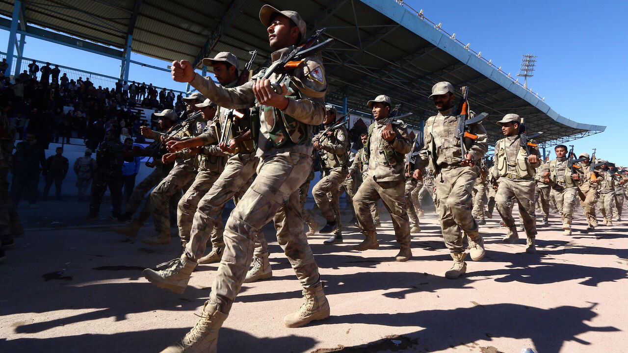 Syrian Democratic Forces (SDF) celebrate the first anniversary of Raqqa province liberation from ISIS, in Raqqa, Syria Ocotber 27, 2018. REUTERS/Aboud Hamam - RC1C0393FB70