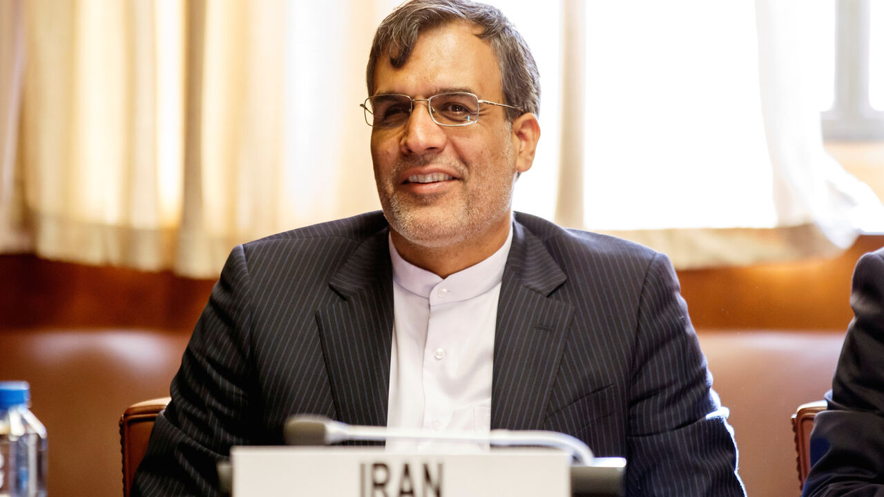 Iran's Deputy Foreign Minister Hossein Jaberi Ansari attends a meeting during consultations on Syria at the European headquarters of the United Nations in Geneva, Switzerland September 11, 2018. Salvatore Di Nolfi/Pool via REUTERS - RC165FC7BE80