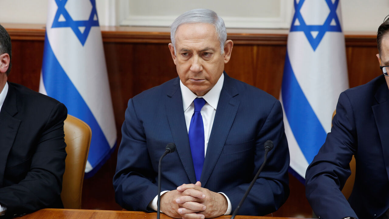 Israeli Prime Minister Benjamin Netanyahu attends the weekly cabinet meeting at his office in Jerusalem October 7, 2018. Abir Sultan/Pool via REUTERS - RC173BB25600