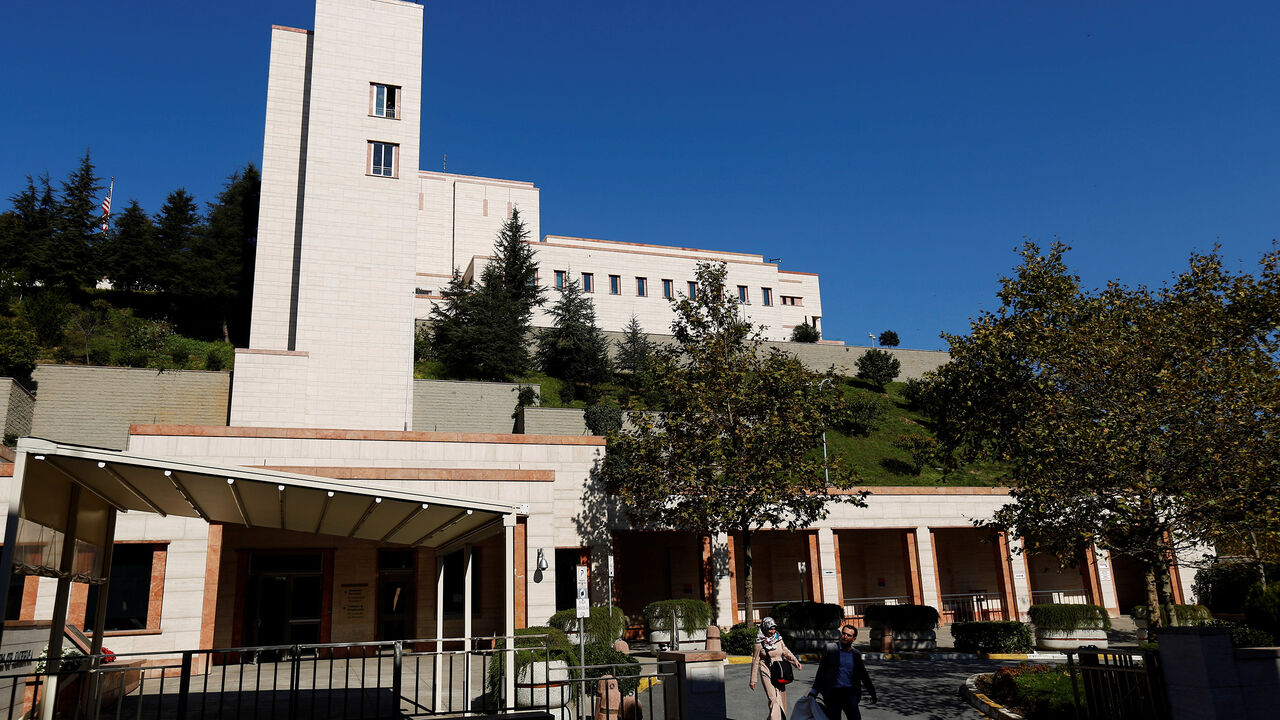 U.S. Consulate is pictured in Istanbul, Turkey, October 11, 2017. REUTERS/Murad Sezer - RC1FF67FFBE0