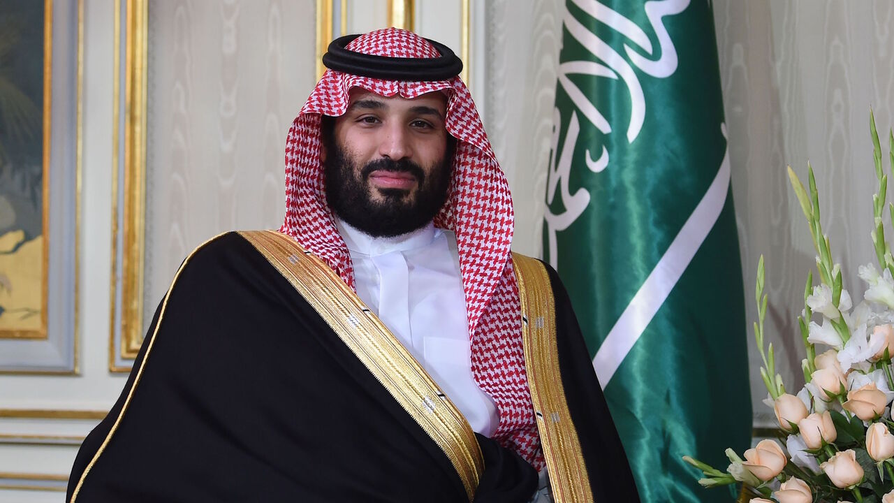 Saudi Arabia's Crown Prince Mohammed bin Salman is pictured while meeting with the Tunisian President during his arrival at the presidential palace in Carthage on the eastern outskirts of the capital Tunis on November 27, 2018. (Photo by FETHI BELAID / AFP)        (Photo credit should read FETHI BELAID/AFP/Getty Images)