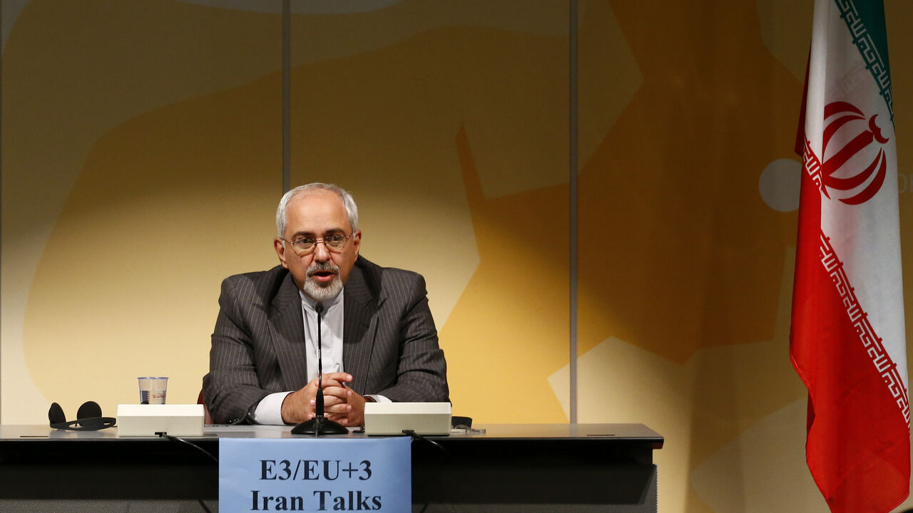 Iranian Foreign Minister Mohammad Javad Zarif addresses a news conference following nuclear negotiations with European Union's foreign policy chief Catherine Ashton, who is leading talks with Iran on behalf of the six world powers, at the United Nations in Geneva October 16, 2013. Iran called two days of nuclear talks with six world powers, United States, Russia, France, Britain, Germany and China, that ended on Wednesday "fruitful" and said it hoped for a new phase in relations. He said two sides had for t