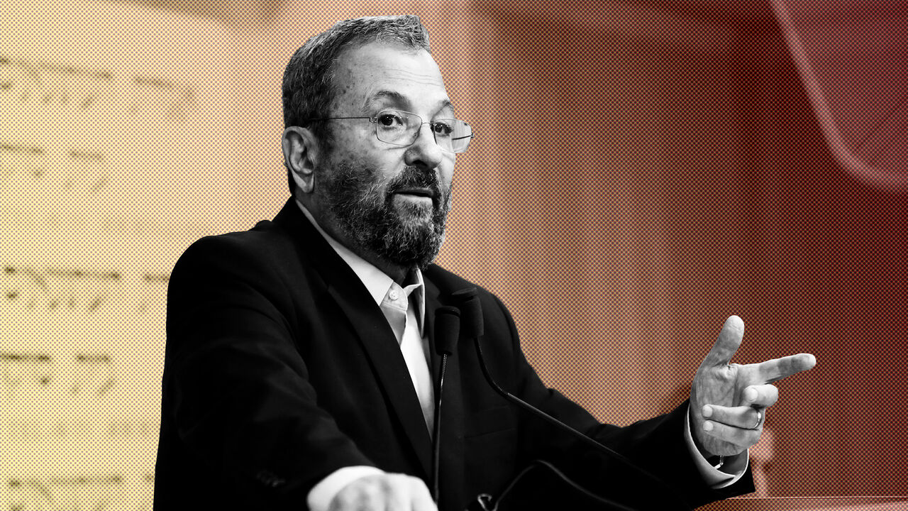 Former Israeli Prime Minister Ehud Barak delivers a statement in Tel Aviv, Israel June 26, 2019. REUTERS/Corinna Kern - RC16AC40A4E0