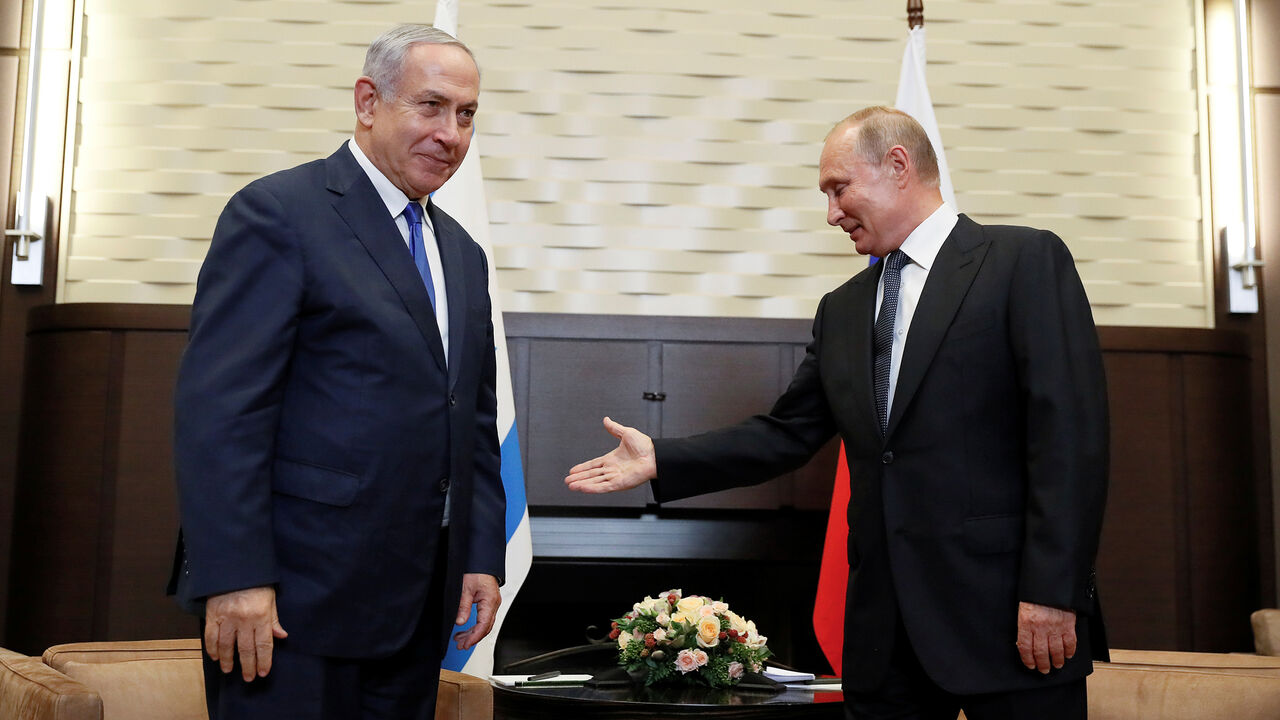 Russian President Vladimir Putin attends a meeting with Israeli Prime Minister Benjamin Netanyahu at the Bocharov Ruchei state residence in Sochi, Russia September 12, 2019. REUTERS/Shamil Zhumatov - RC155EB69200