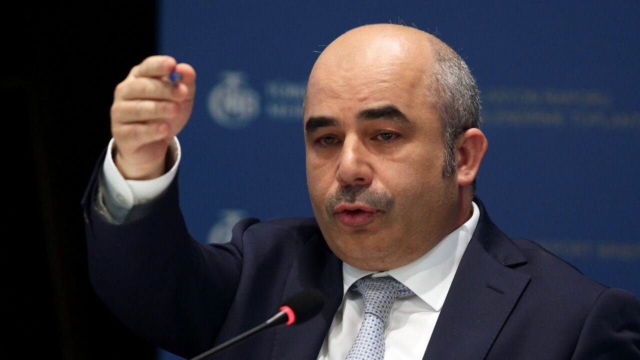 Turkey's central bank governor Murat Uysal speaks during a news conference in Ankara, Turkey, July 31, 2019. REUTERS/Alp Eren Kaya - RC1B44509C00