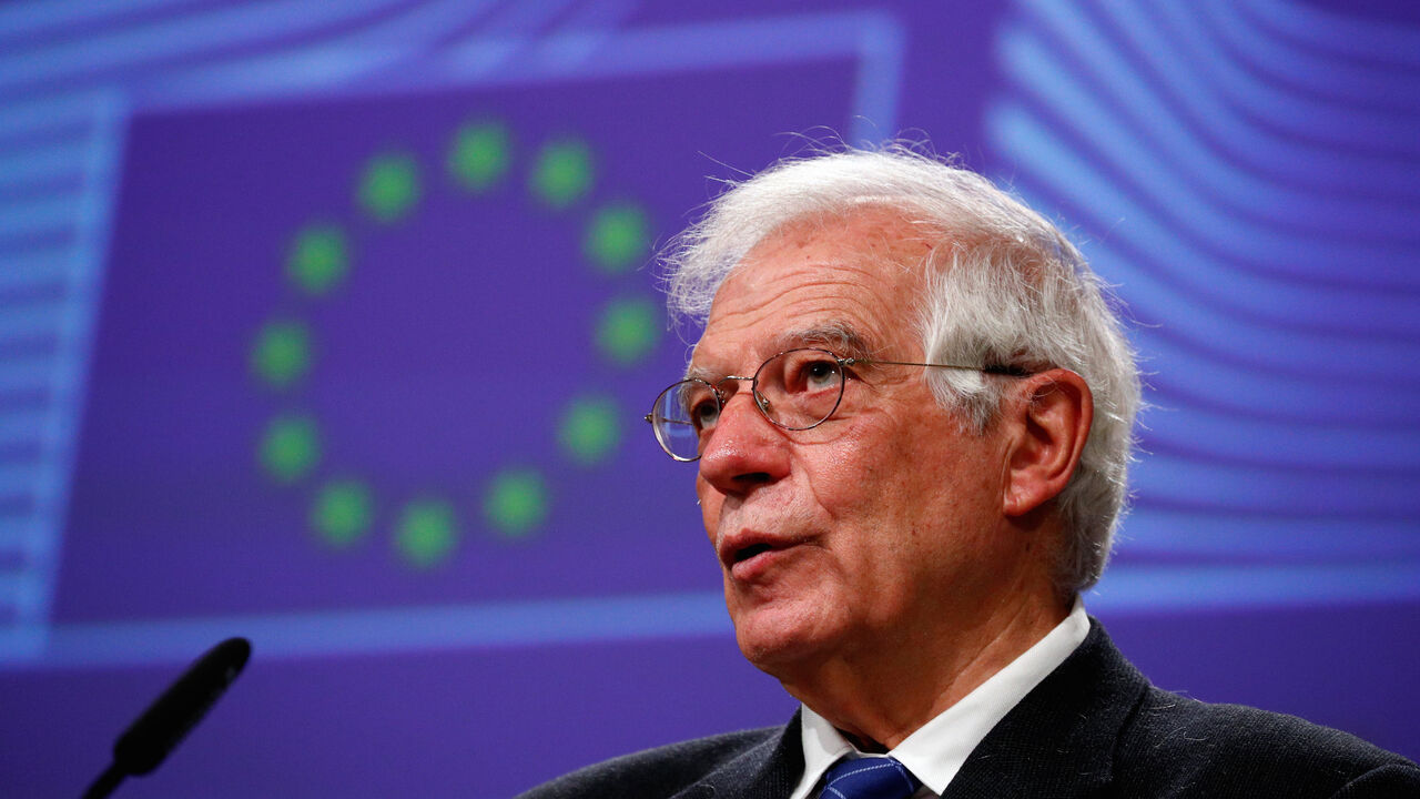European High Representative for Foreign Affairs and Security Policy and Vice-President of the European Commission Josep Borrell, holds a virtual news conference on the approval of Operation Irini, at the European Commission in Brussels, Belgium March 31, 2020.  REUTERS/Francois Lenoir/Pool - RC2YUF9VU8ZQ