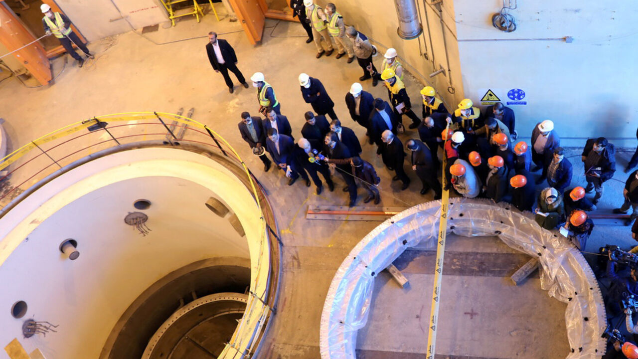 A view of the water nuclear reactor at Arak, Iran December 23, 2019. WANA (West Asia News Agency) via REUTERS ATTENTION EDITORS - THIS IMAGE HAS BEEN SUPPLIED BY A THIRD PARTY - RC221E9YL22A