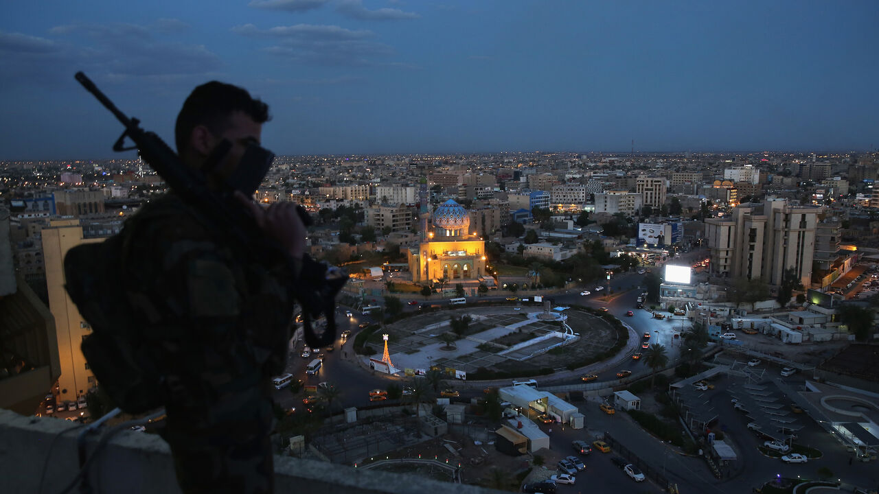 <<enter caption here>> on April 13, 2015 in Baghdad, Iraq.