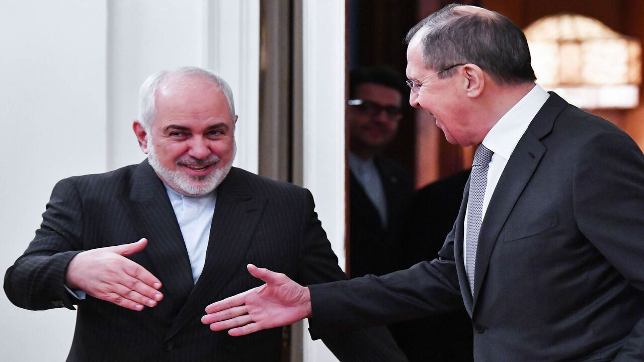 Russian Foreign Minister Sergei Lavrov (R) meets with Iran's Foreign Minister Mohammad Javad Zarif in Moscow on December 30, 2019. (Photo by Yuri KADOBNOV / AFP) (Photo by YURI KADOBNOV/AFP via Getty Images)