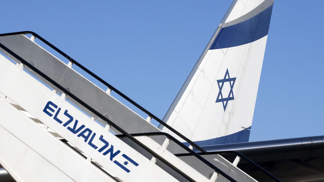 A picture taken on July 19, 2016 shows the tail of an El Al Israel Airlines' Boeing 777-258 on the tarmac at the Ben Gurion International Airport near Tel Aviv. / AFP / JACK GUEZ        (Photo credit should read JACK GUEZ/AFP via Getty Images)