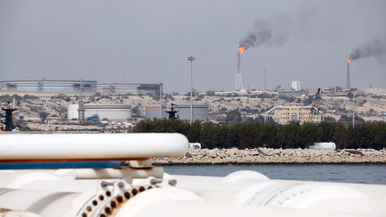 A picture taken on March 12, 2017, shows a view of an oil facility in the Khark Island, on the shore of the Gulf. / AFP PHOTO / ATTA KENARE        (Photo credit should read ATTA KENARE/AFP via Getty Images)