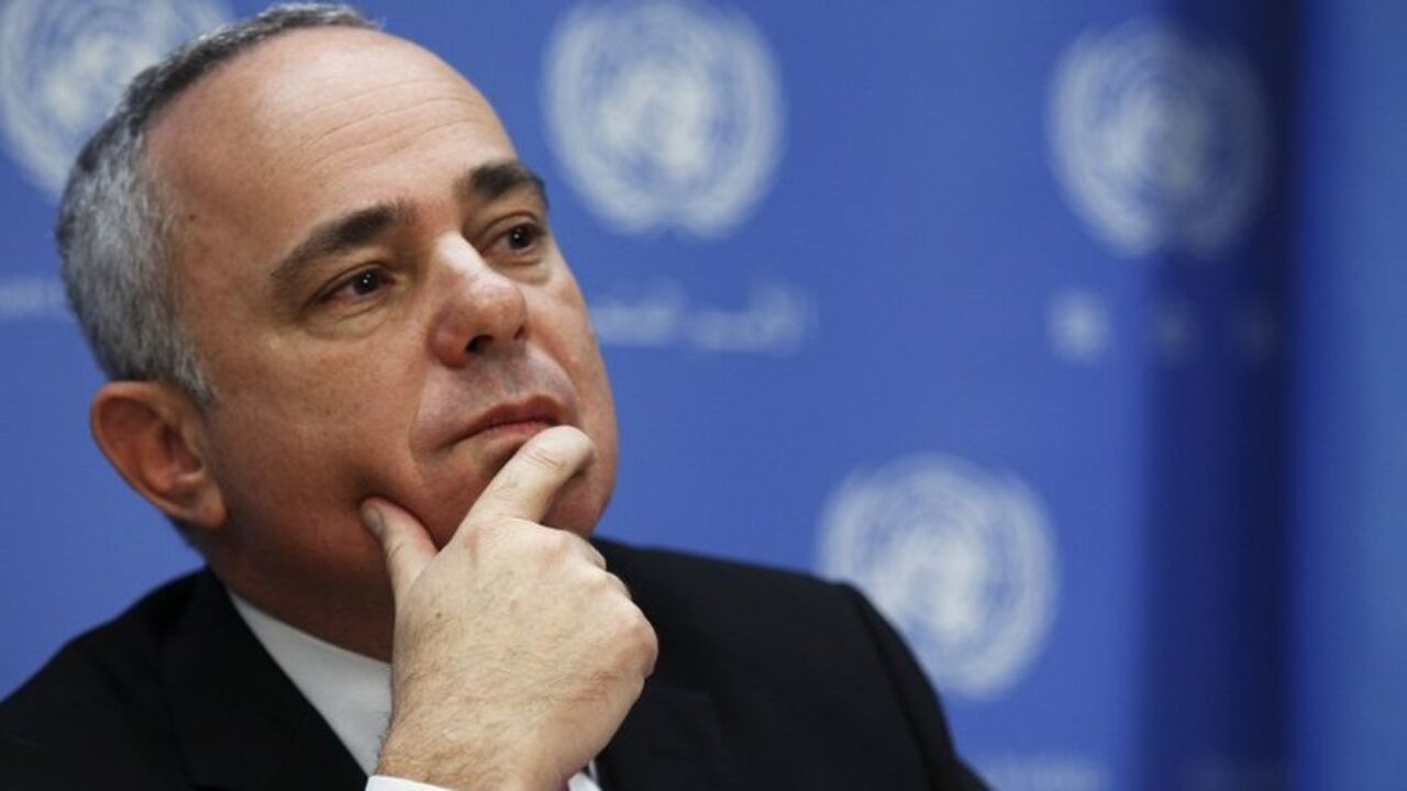 Minister of Strategic and Intelligence Affairs for International Relations of Israel Yuval Steinitz attends a news conference after a meeting of the Ad Hoc Liaison Committee during the 68th United Nations General Assembly at U.N. headquarters in New York September 25, 2013. REUTERS/Eduardo Munoz (UNITED STATES - Tags: POLITICS) - RTX13ZWY