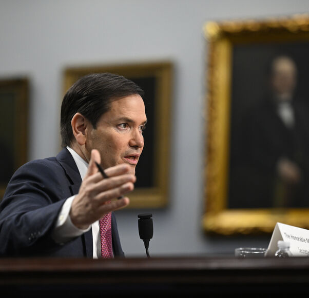 WASHINGTON, DC - MAY 21: Secretary of State Marco Rubio testifies before the House Committee on Appropriations | Subcommittee on National Security, Department of State, and Related Programs at the Rayburn House Office Building on May 21, 2025 in Washington, DC. Rubio testified on the proposed budget estimates for fiscal year 2026 for the Department of State. (Photo by John McDonnell/Getty Images)