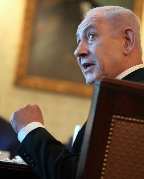 Israeli Prime Minister Benjamin Netanyahu hosted by President Donald Trump at the White House, Washington, DC, July 7, 2025.