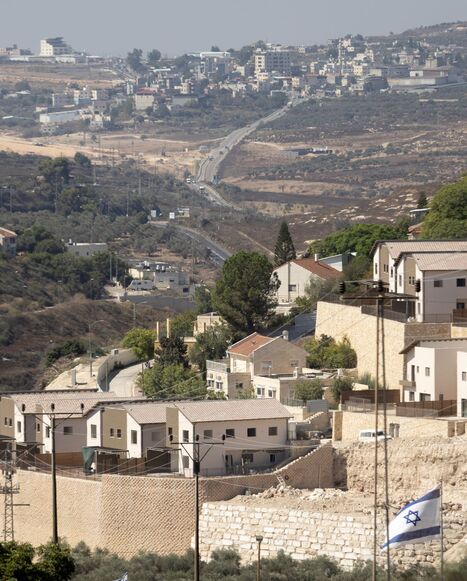 Jewish settlement of Kedumim, in the West Bank
